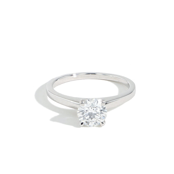 Round Diamond Solitaire Engagement Ring — 1CT