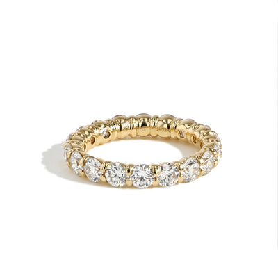 3ctw Round Diamond Eternity Band in Yellow Gold - Private Label product