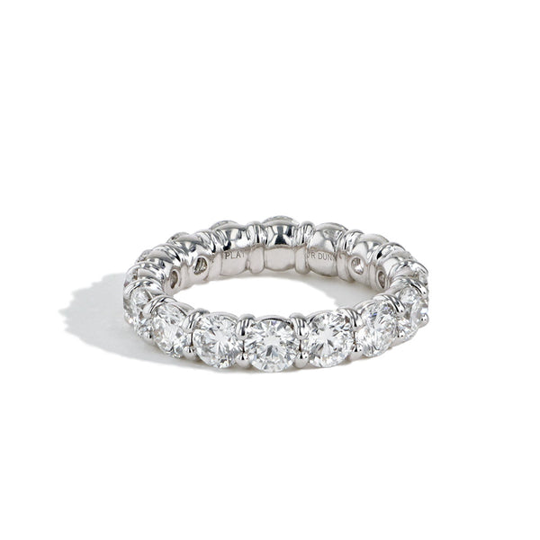 4ctw Round Diamond Eternity Band in Platinum