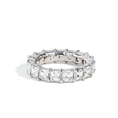 Asscher Cut Diamond Eternity Ring