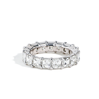 Asscher Cut Diamond Eternity Ring - Private Label product