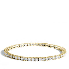 3 Carat Natural Diamond Tennis Bracelet in 14k Yellow Gold