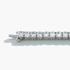 16 Carat Diamond Oval Tennis Bracelet in Platinum