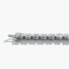 12 Carat Diamond Oval Tennis Bracelet in Platinum