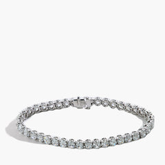 16 Carat Diamond Oval Tennis Bracelet in Platinum