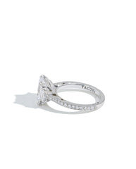 Tacori RoyalT Cadillac Three Stone Emerald Cut Engagement Ring