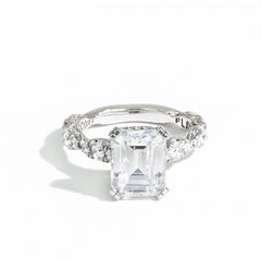 Tacori Royal T Emerald Pave Diamond Engagement Ring Setting