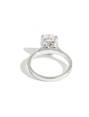 Tacori Petite Crescent Round Solitaire Pave Engagement Ring Setting