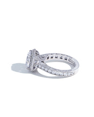 Tacori RoyalT Cushion Bloom Channel Set Engagement Ring