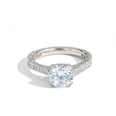 Tacori RoyalT Pave Diamond Platinum Engagement Setting - Tacori product