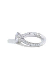 Tacori RoyalT Pave Diamond Platinum Engagement Setting