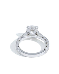 Tacori RoyalT Pave Diamond Platinum Engagement Setting