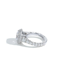 Tacori RoyalT Classic Crescent Cushion Bloom Engagement Setting
