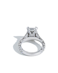 Tacori RoyalT Emerald Diamond Pavé Engagement Ring