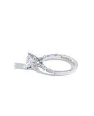 Tacori Sculpted Crescent Bezel Set Pave Engagement Setting