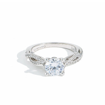Verragio Insignia Round Diamond Twist Vintage Engagement Ring Setting - Verragio product