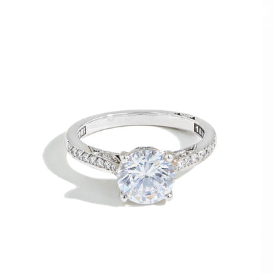 Tacori Dantela Round Pave Diamond Engagement Ring Setting - Tacori product