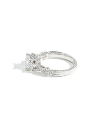 Verragio Insignia Princess Cut Diamond Three Stone Engagement Ring Setting