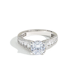 Tacori Classic Crescent Channel Set Engagement Ring