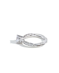 Tacori Classic Crescent Winding Half-Way Engagement Ring