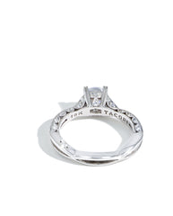 Tacori Classic Crescent Winding Half-Way Engagement Ring