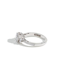 Tacori Dantela Round Side Stone Diamond Engagement Ring Setting