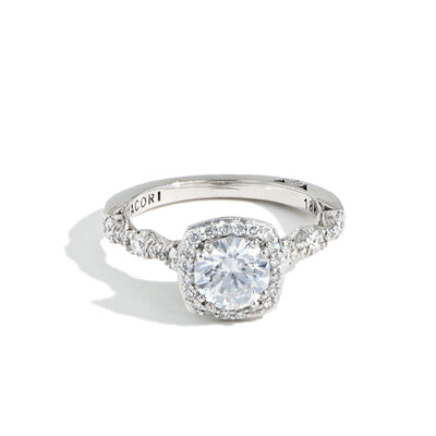 Tacori Petite Crescent Cushion Shape Bloom Engagement Ring - Tacori product