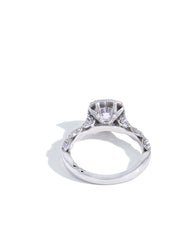 Tacori Petite Crescent Cushion Shape Bloom Engagement Ring