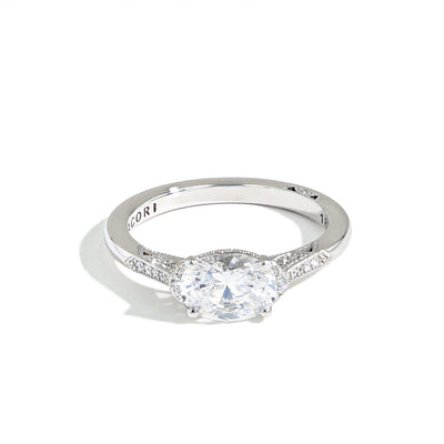Tacori Simply Tacori East West Oval Engagement Ring Setting - Tacori product