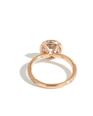 The Halo Pavé Engagement Ring