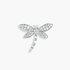 Diamond Dragonfly Stud Earrings