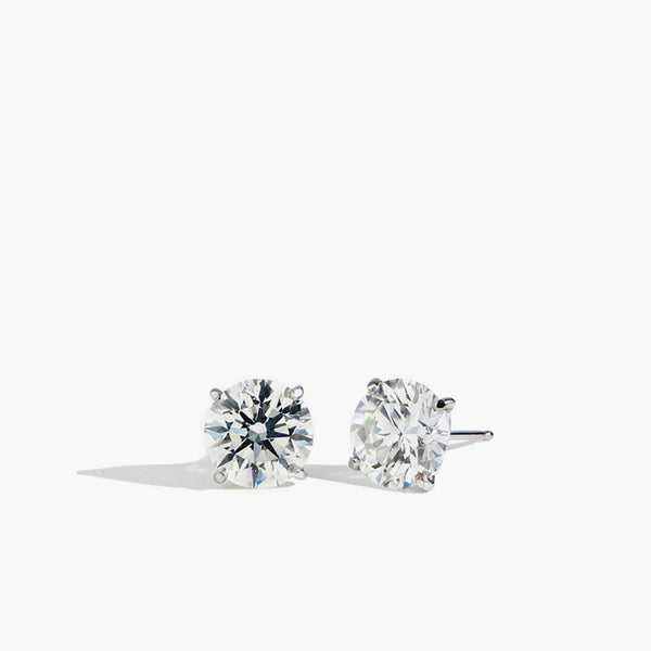 4.08ctw GIA Certified Natural Diamond Studs