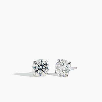4.08ctw GIA Certified Natural Diamond Studs - Private Label product