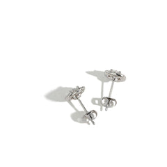 Private Label Diamond Cushion Halo Stud Earrings - .50 ctw