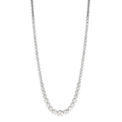 3 Carat Halfway Graduated Diamond Tennis Necklace