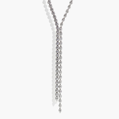 Rahaminov Pear Shape and Round Diamond Lariat Necklace - Rahaminov product