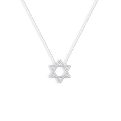 .20 Carat Diamond Star of David Pendant Necklace