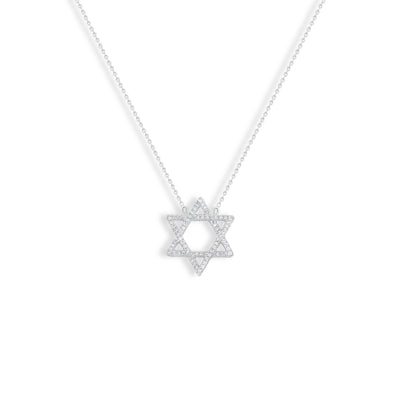 .20 Carat Diamond Star of David Pendant Necklace - Private Label product
