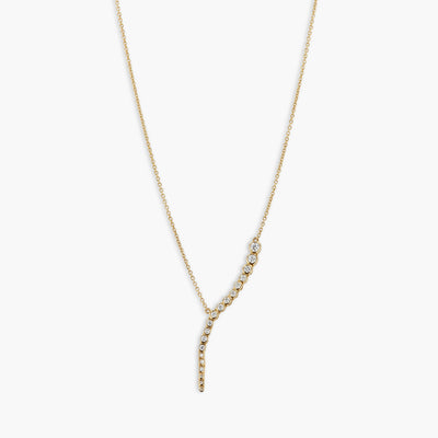 ONDYN Amazonia Diamond Bezel Necklace in 18K Yellow Gold - Ondyn product