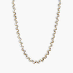13 Carat Alternating Diamond Tennis Necklace