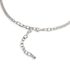 8 Carat Diamond Pavé Bow Choker