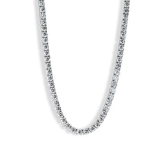 35 Carat Natural Diamond Tennis Necklace