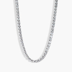 35 Carat Natural Diamond Tennis Necklace