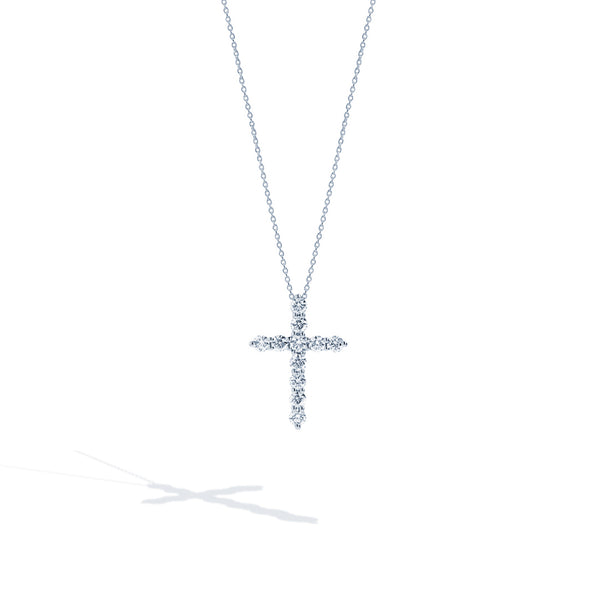 Diamond Cross Necklace - 0.75ctw