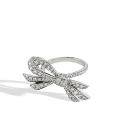 Diamond Pavé Bow Ring
