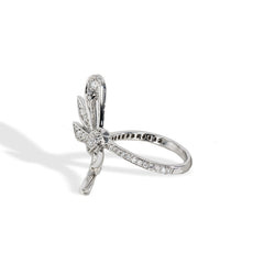 Diamond Pavé Bow Ring