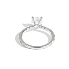 The East to West Solitaire Pavé