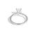 The East to West Solitaire Pavé