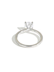 The East to West Solitaire Pavé