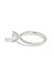 The Round Solitaire Pave Engagement Ring in Platinum